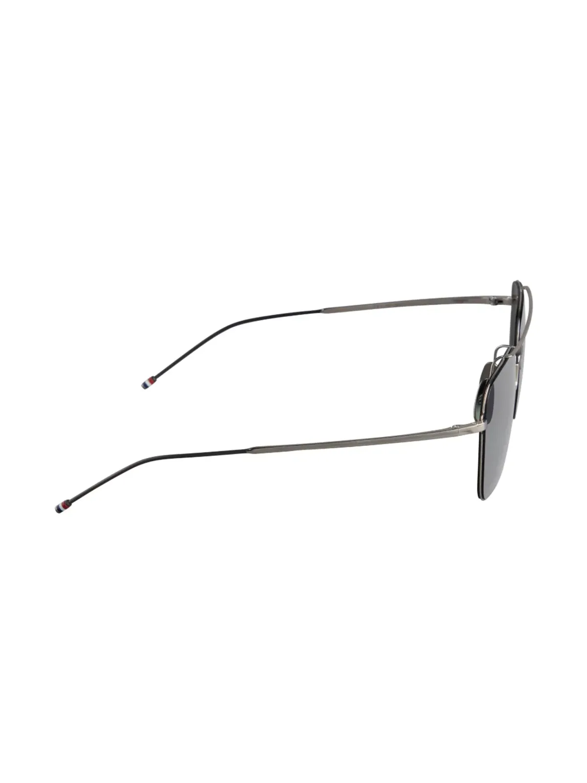 Thom Browne Eyewear ティント付きパイロットフレームサングラス - 画像2
