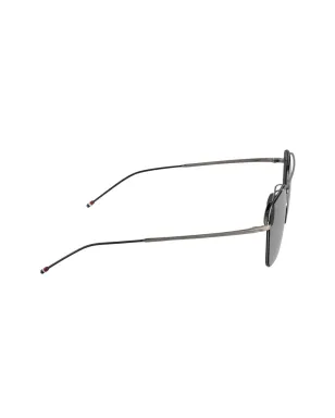 Thom Browne Eyewear ティント付きパイロットフレームサングラス - サムネイル2