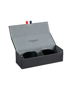 Thom Browne Eyewear ティント付きパイロットフレームサングラス - サムネイル4