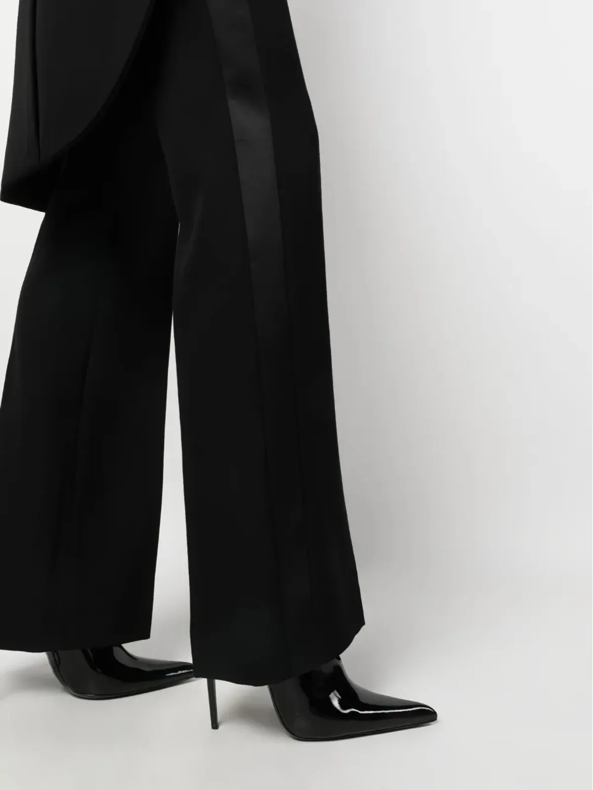 Moschino 高腰ストレートパンツ - ブラック - 画像5