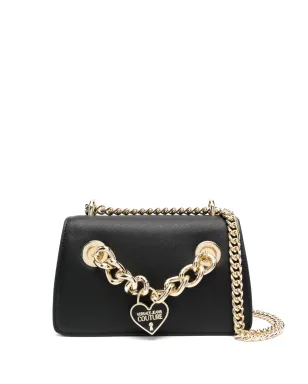 Versace Jeans Couture ロゴチャームチェーン装飾クロスボディバッグ ブラック - サムネイル1