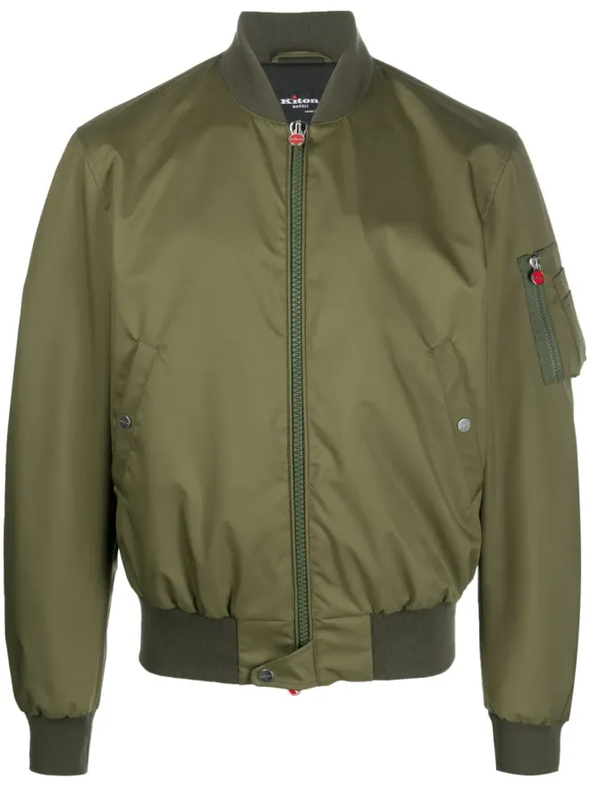 Kiton Kiton ジップアップボンバージャケットの商品画像