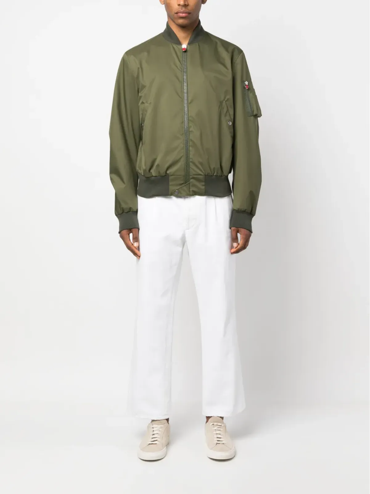 Kiton ジップアップボンバージャケット - 画像2