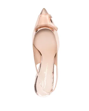 Santoni Gemmy スリングバックパンプス - サムネイル4