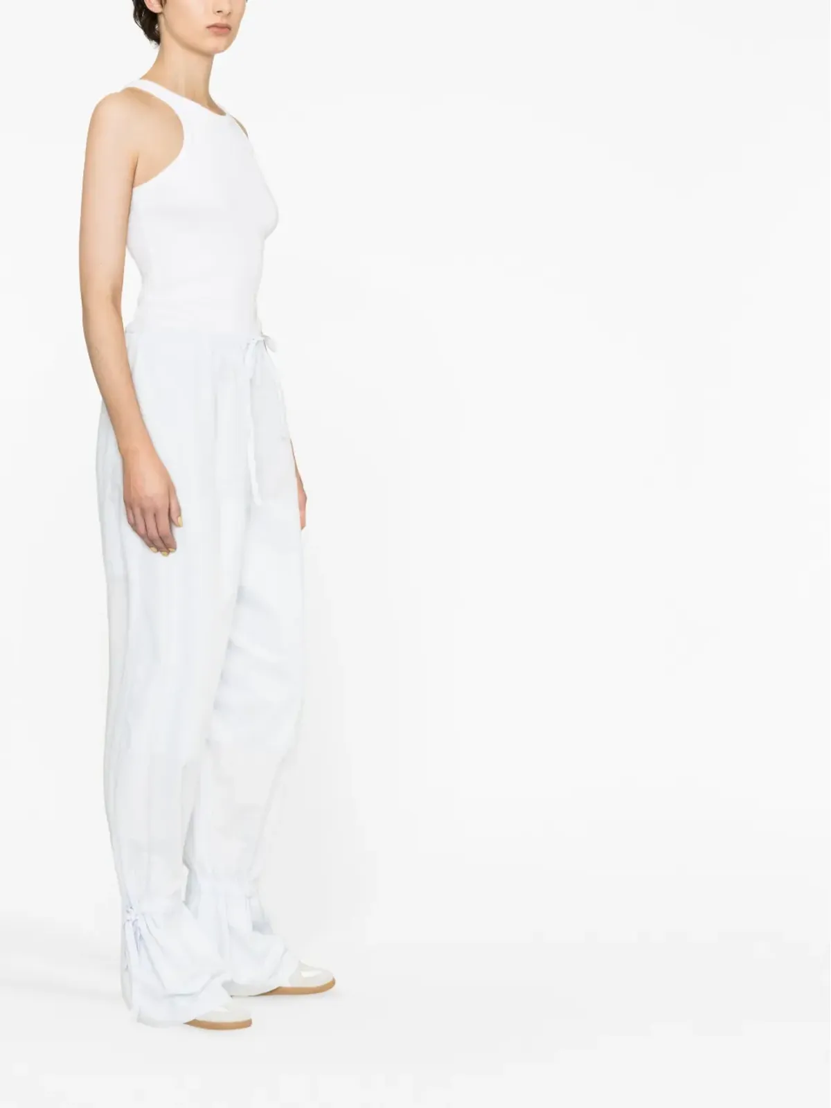 LEMAIRE ドローストリング式パラシュートパンツ - ブルー - 画像3