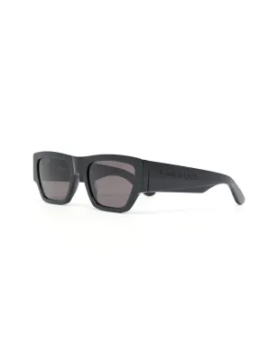 Alexander McQueen Eyewear 刻印ロゴ入りアームサングラス - サムネイル2