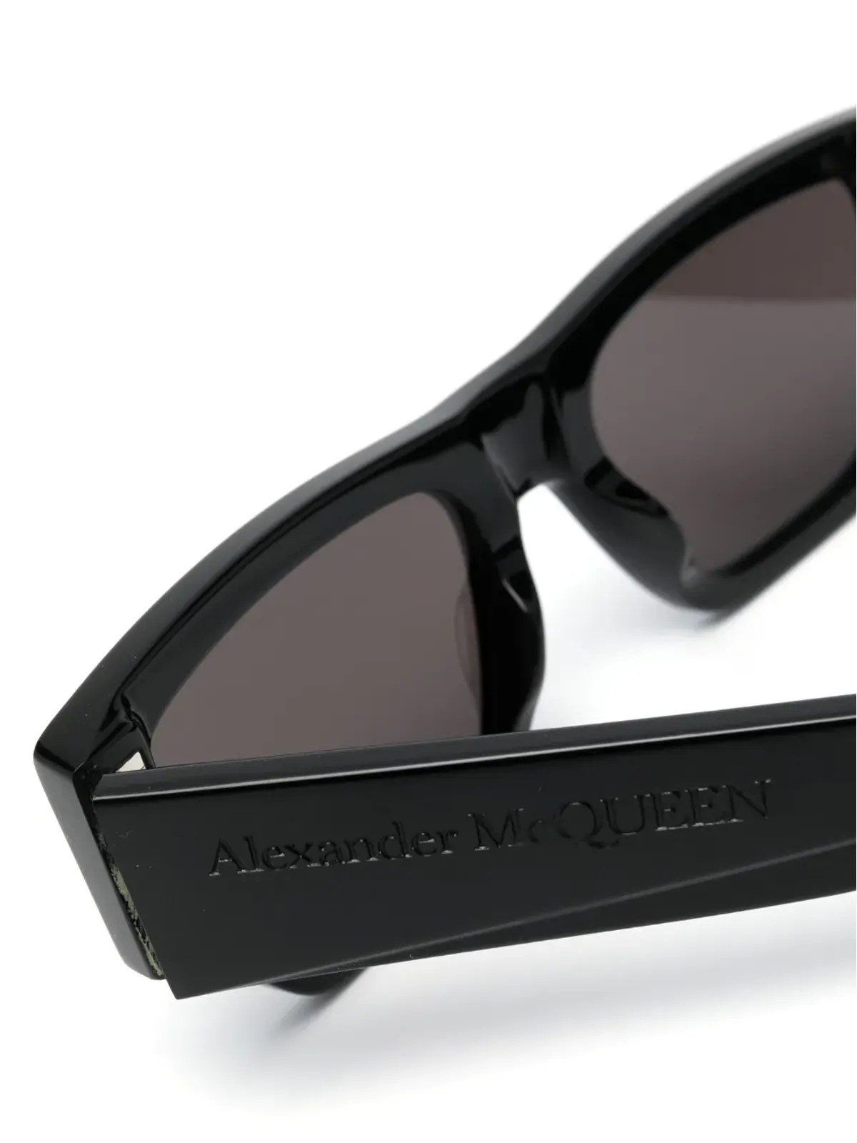 Alexander McQueen Eyewear 刻印ロゴ入りアームサングラス - 画像3