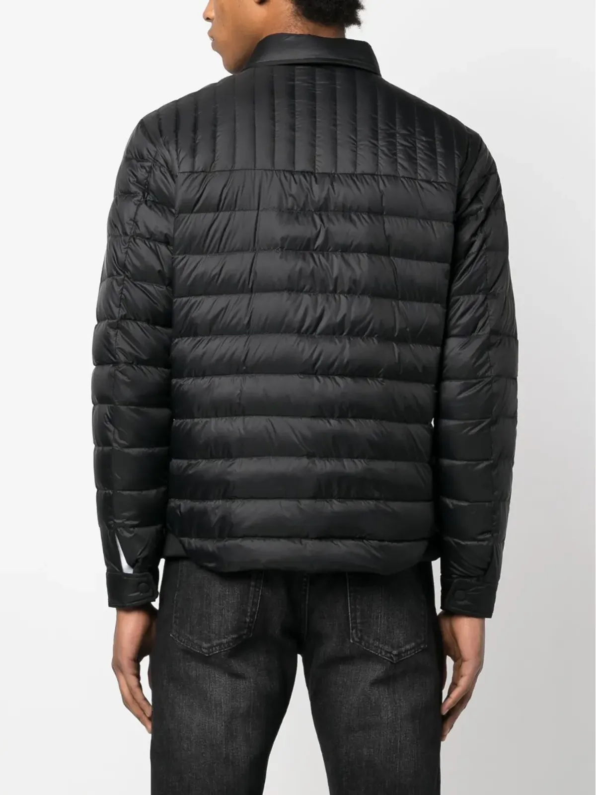 Kiton パッド入りキルティングシャツジャケット - 画像4