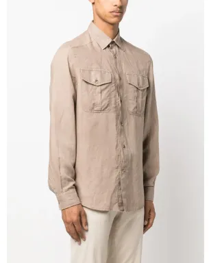 Brunello Cucinelli ツーポケット長袖シャツ - サムネイル3