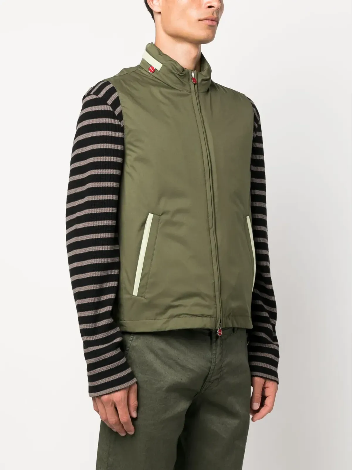 Kiton 軽量ジップアップジレ - 画像3