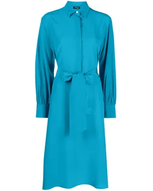 Kiton パッシーボウ・シルク・ミディドレス - サムネイル1