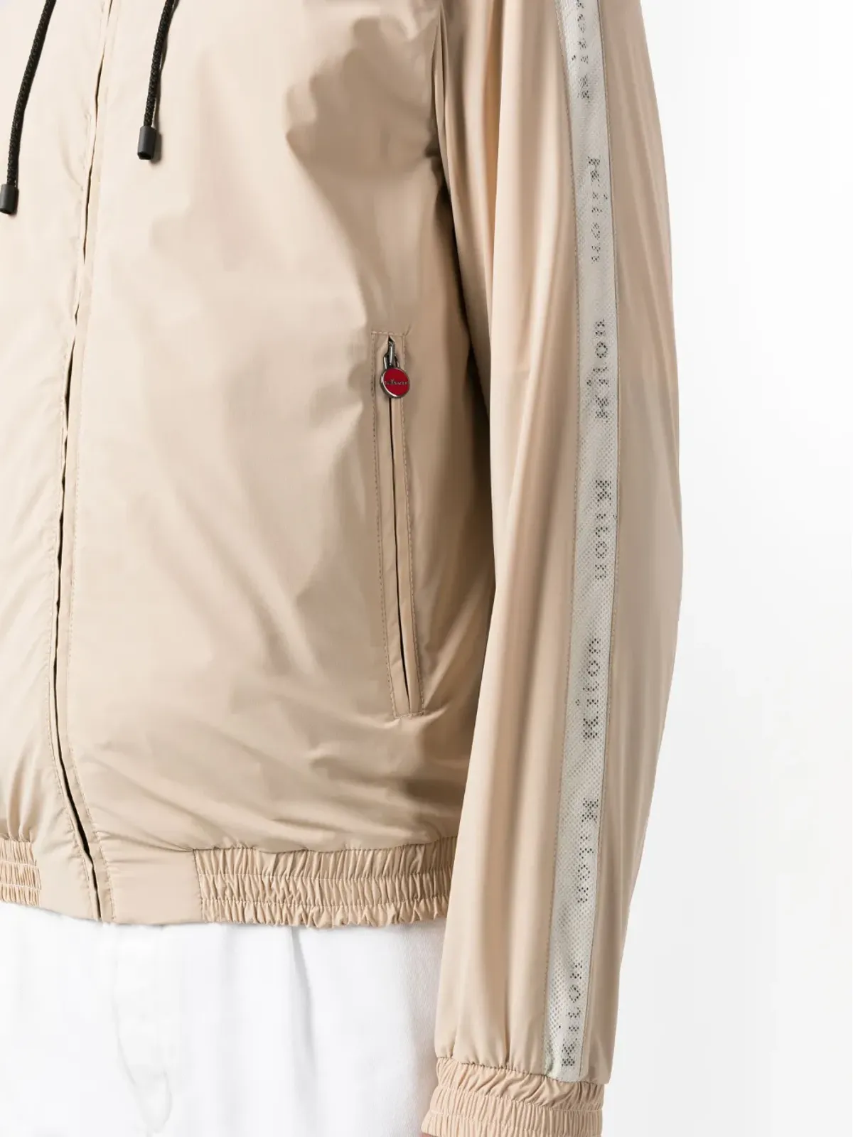 Kiton ブルゾン ジップアップ フード付きジャケット - 画像5