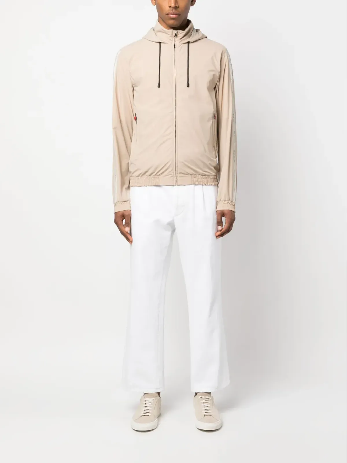 Kiton ブルゾン ジップアップ フード付きジャケット - 画像2