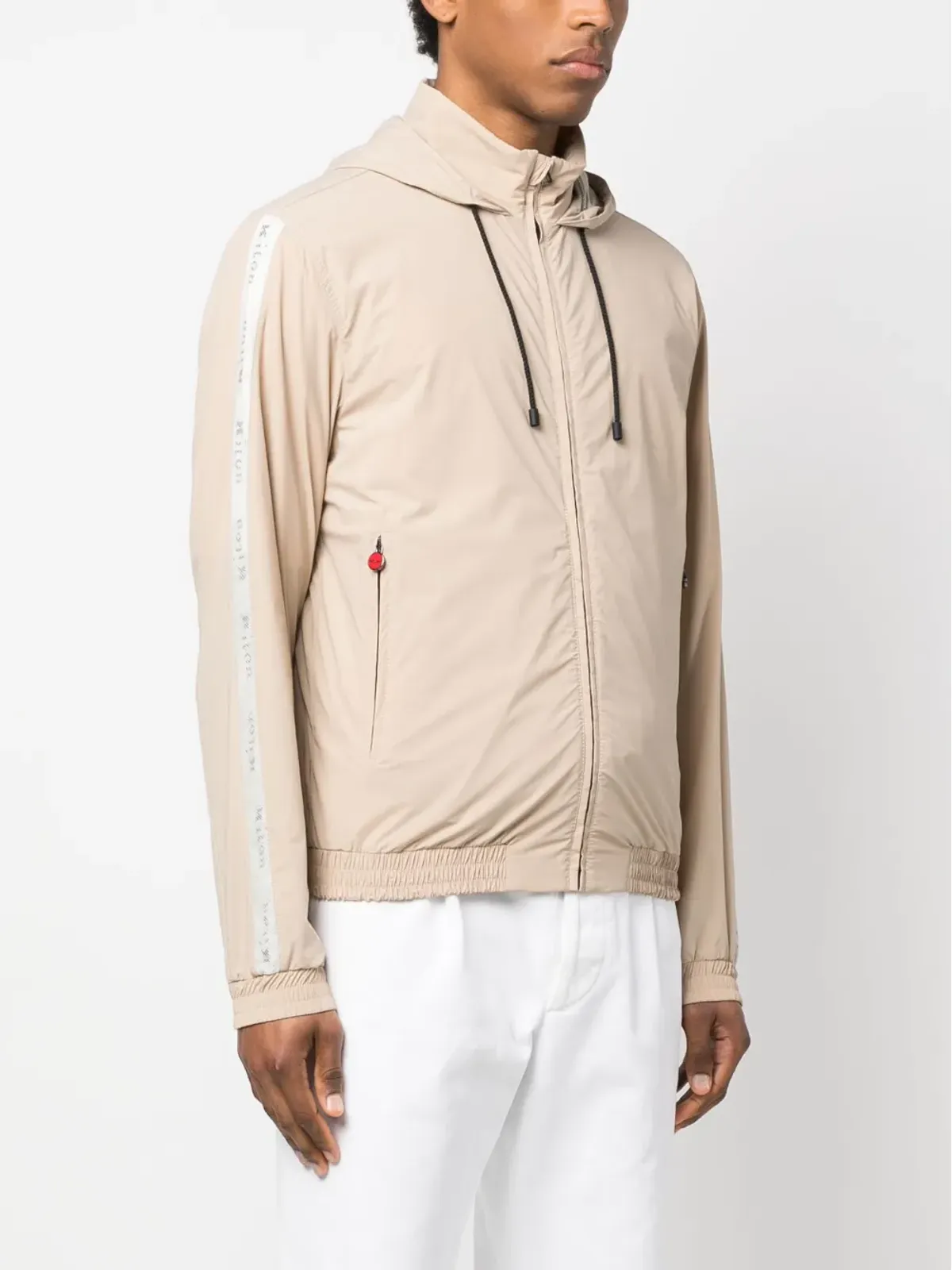 Kiton ブルゾン ジップアップ フード付きジャケット - 画像3