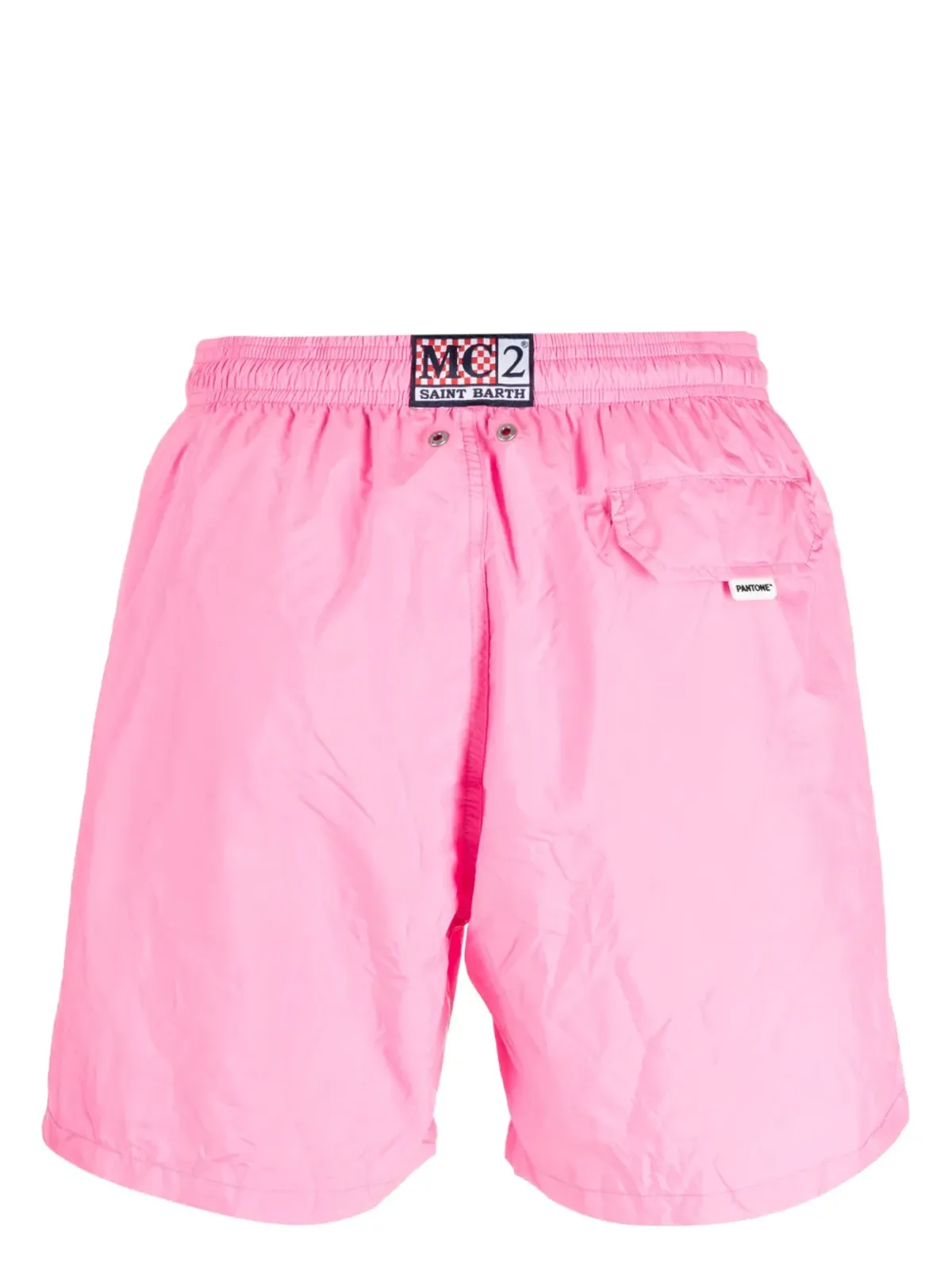 MC2 Saint Barth ロゴパッチ ドローコード付き スイムショーツ - 画像2
