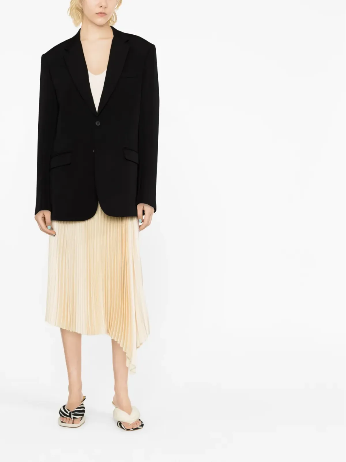 WARDROBE.NYC リラックスフィット・シングルブレスト ブレザー - 画像2