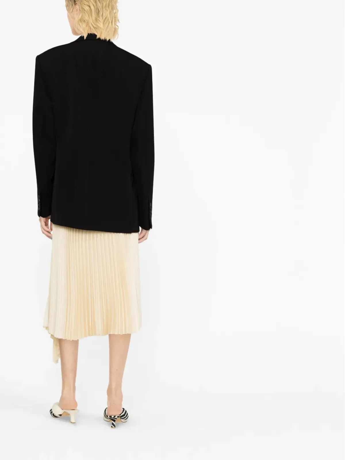 WARDROBE.NYC リラックスフィット・シングルブレスト ブレザー - 画像3