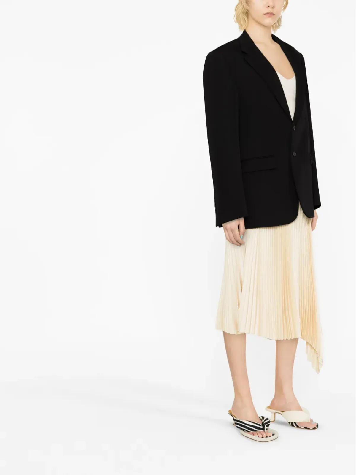 WARDROBE.NYC リラックスフィット・シングルブレスト ブレザー - 画像4