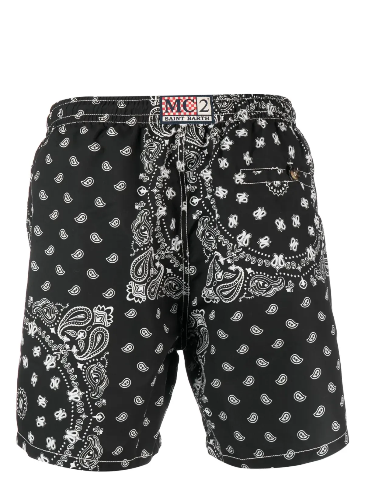 MC2 Saint Barth paisley print swimming shorts - Black - 画像2