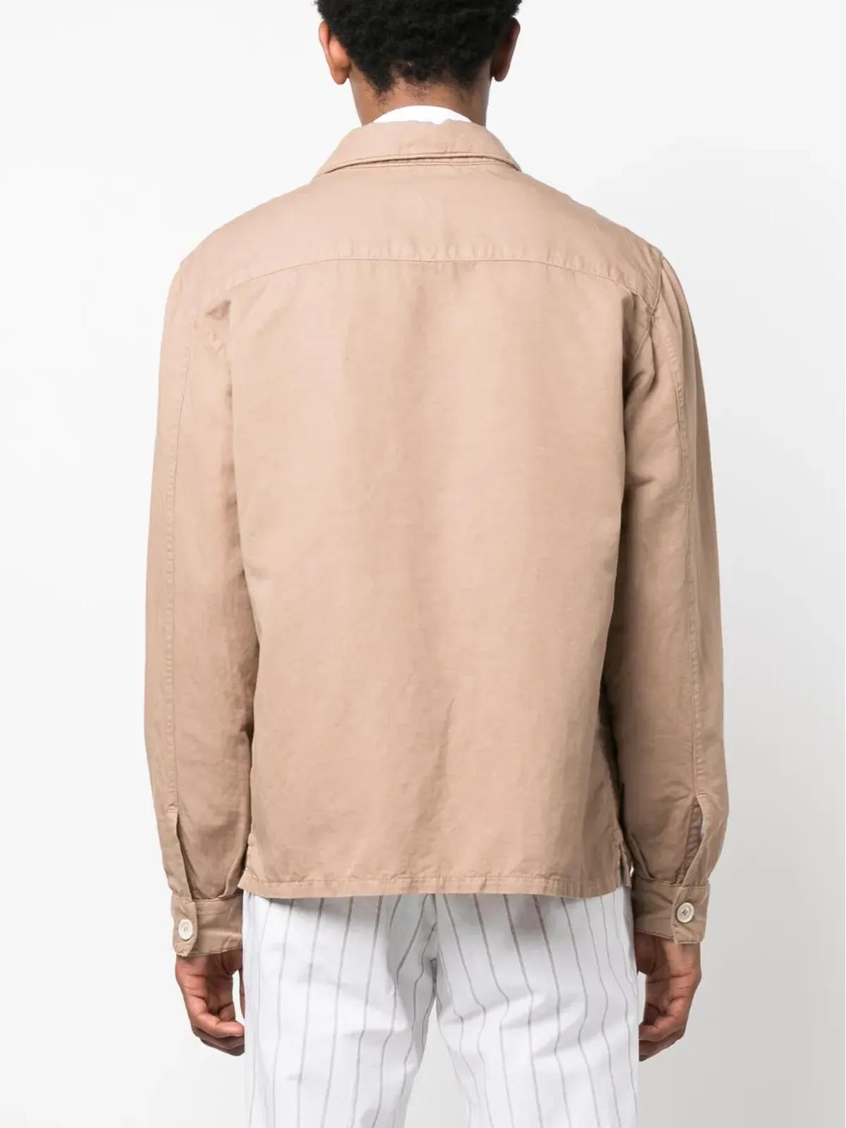 Brunello Cucinelli 長袖ボタン付きシャツジャケット - 画像4