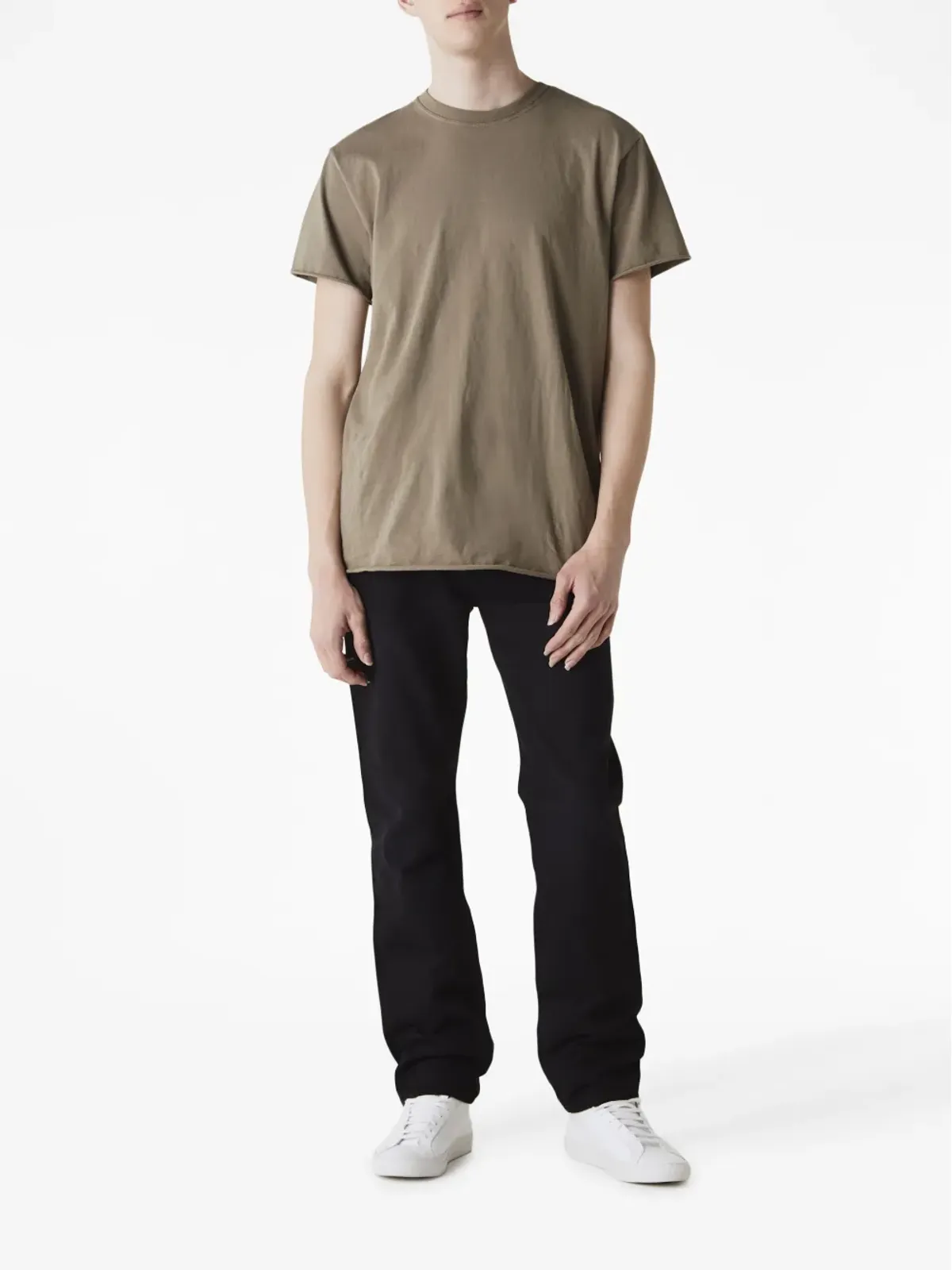 John Elliott ジョン・エリオット スリムカット コットン ジーンズ - 画像2