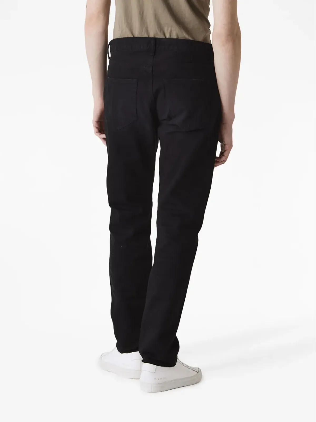 John Elliott ジョン・エリオット スリムカット コットン ジーンズ - 画像3