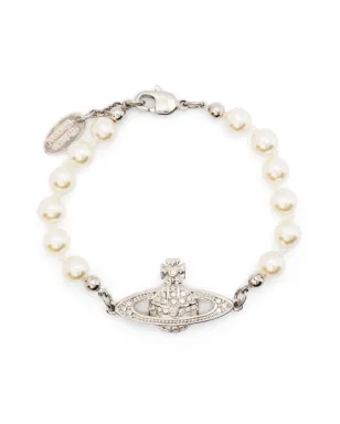 Vivienne Westwood ミニ Bas Relief パール ブレスレット - サムネイル1