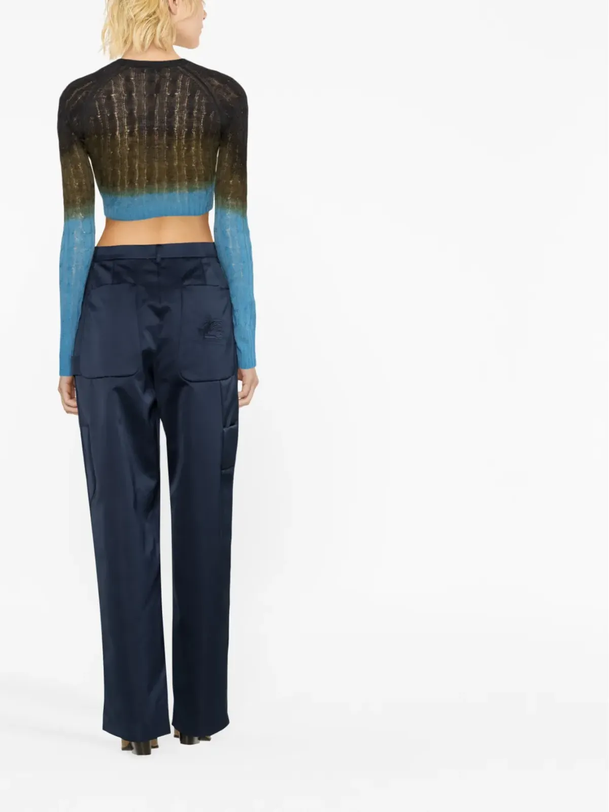 ETRO テーパードカーゴパンツ - 画像4