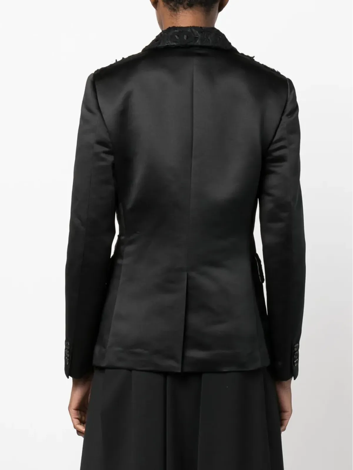 Comme Des Garçons 刺繍入りシングルブレストブレザー - 画像4