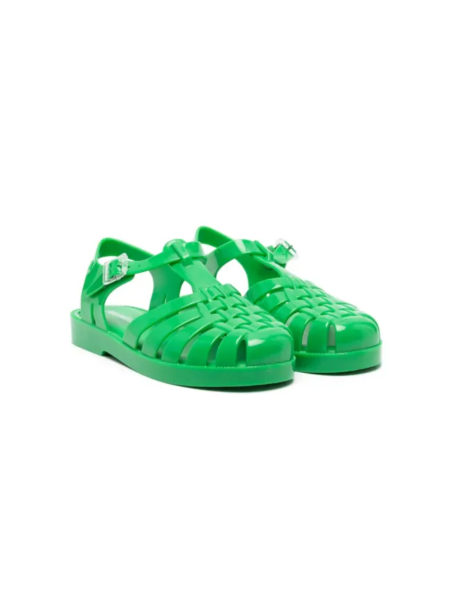 Mini Melissa Mini Melissa ポゼッション つま先を覆うサンダル - グリーンの商品画像