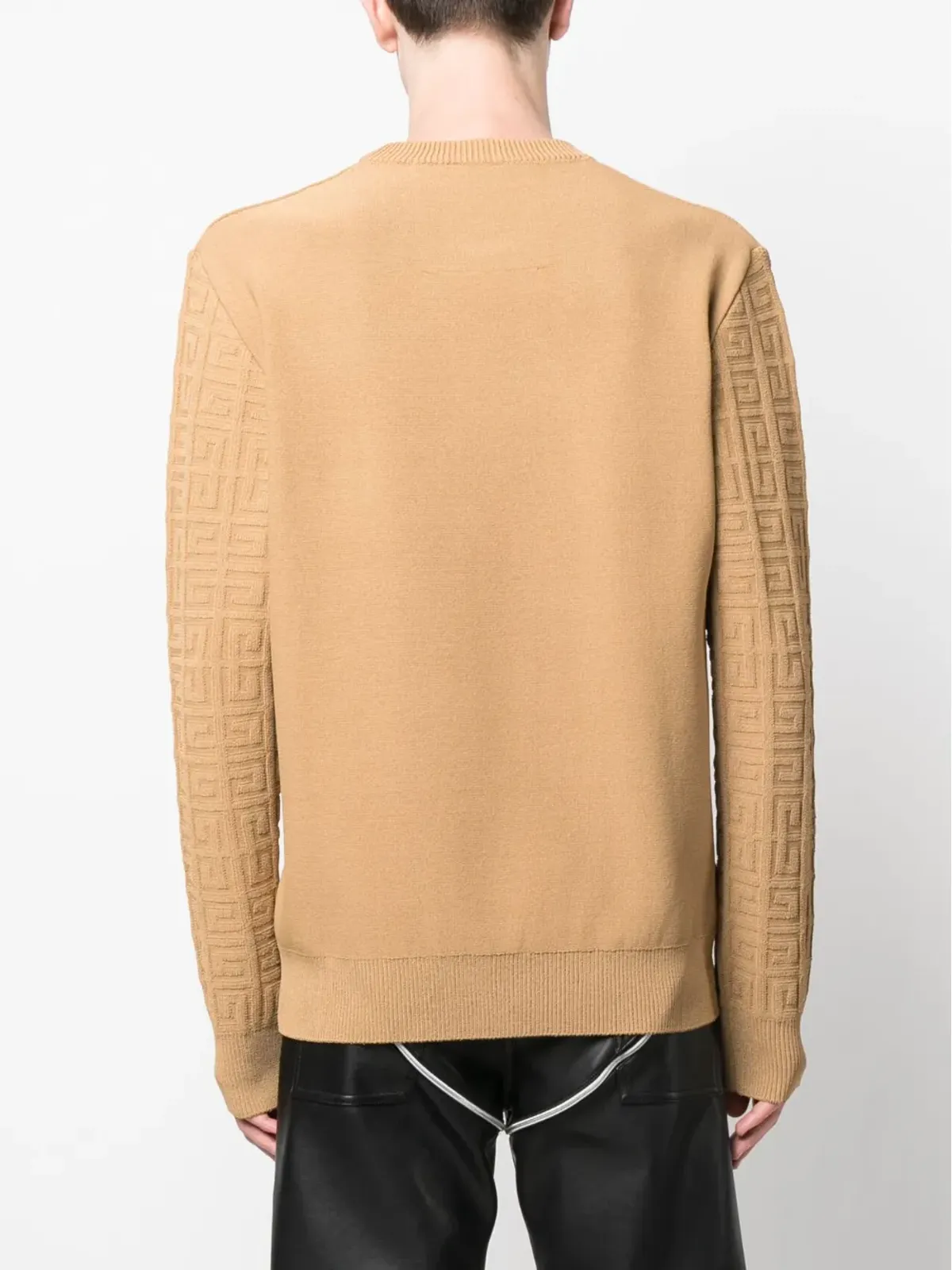 Givenchy エンボスロゴ入りブラウンのスウェットシャツ - 画像4