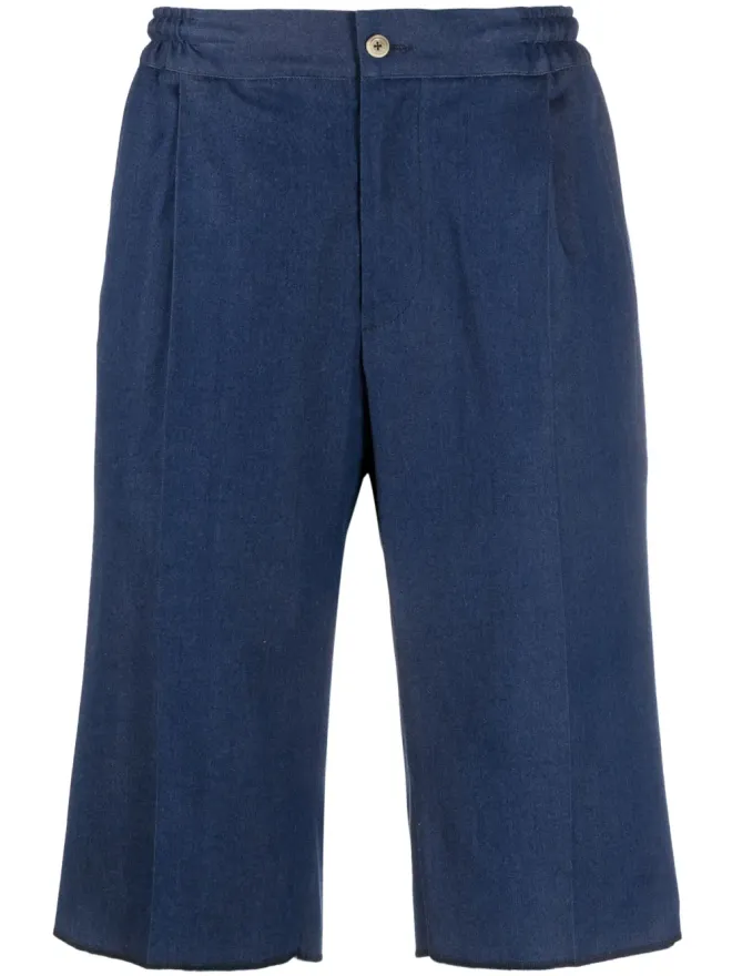 Kiton Kiton エラスティケイテッドデニムショーツの商品画像
