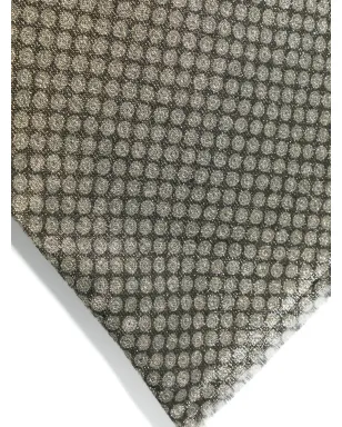 Valentino Garavani Pre-Owned 1980年代 ペイズリープリント メタリック糸 スカーフ - ブラック - サムネイル3