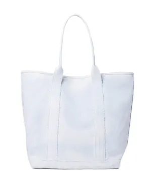 GUESS USA ロゴアップリケ付きトートバッグ ブルー - サムネイル2