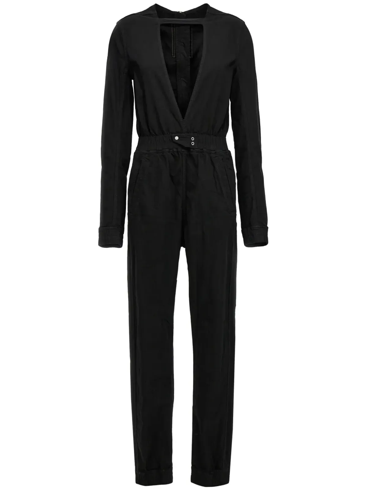 Rick Owens DRKSHDW Vネックジャンプスーツ - 画像1