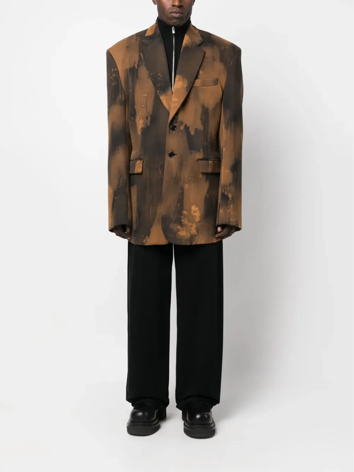 VETEMENTS オーバーブリーチド・シングルブレストブレザー - 画像2