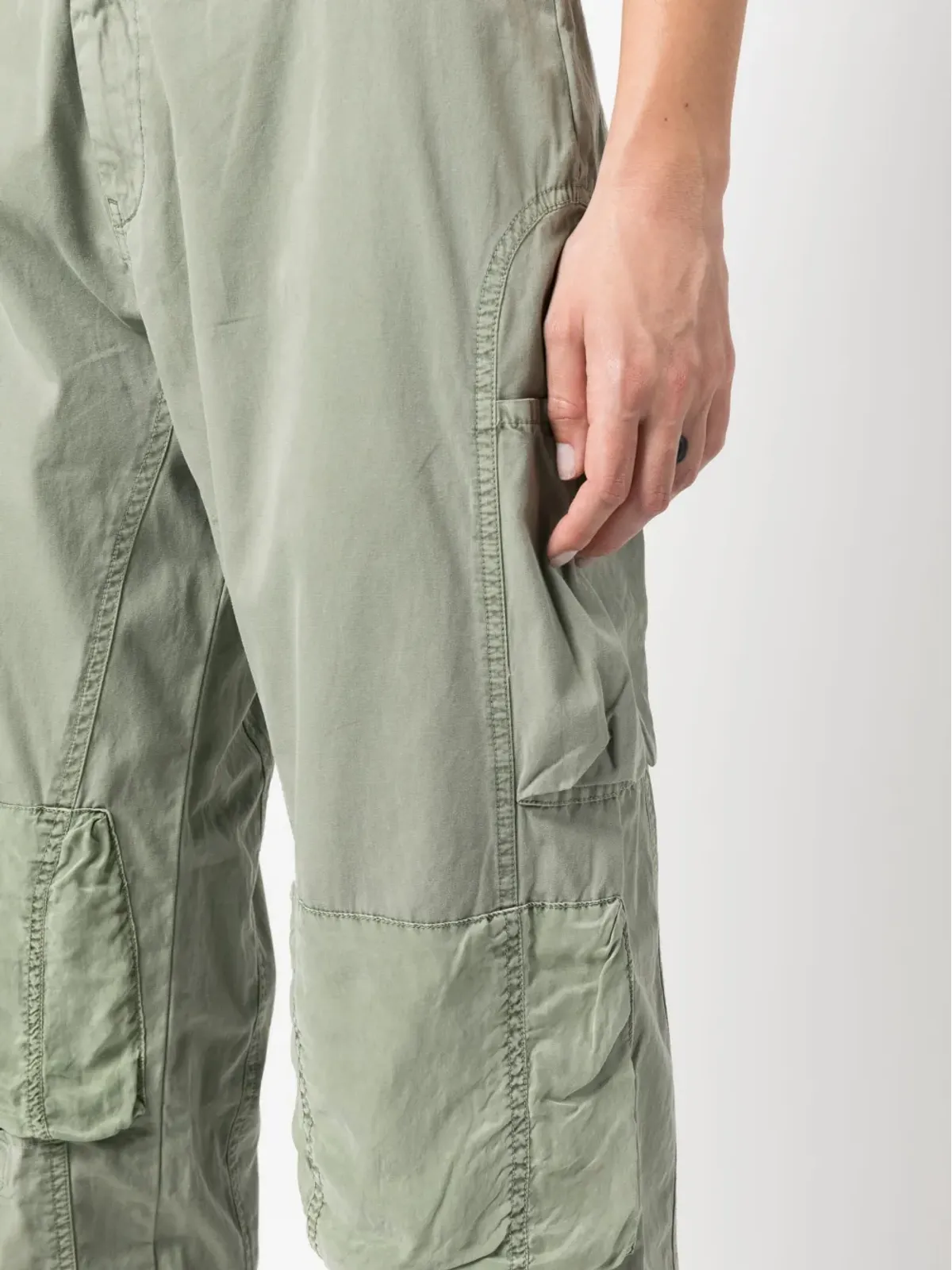 John Elliott ミドルライズストレートレッグワークパンツ - 画像5