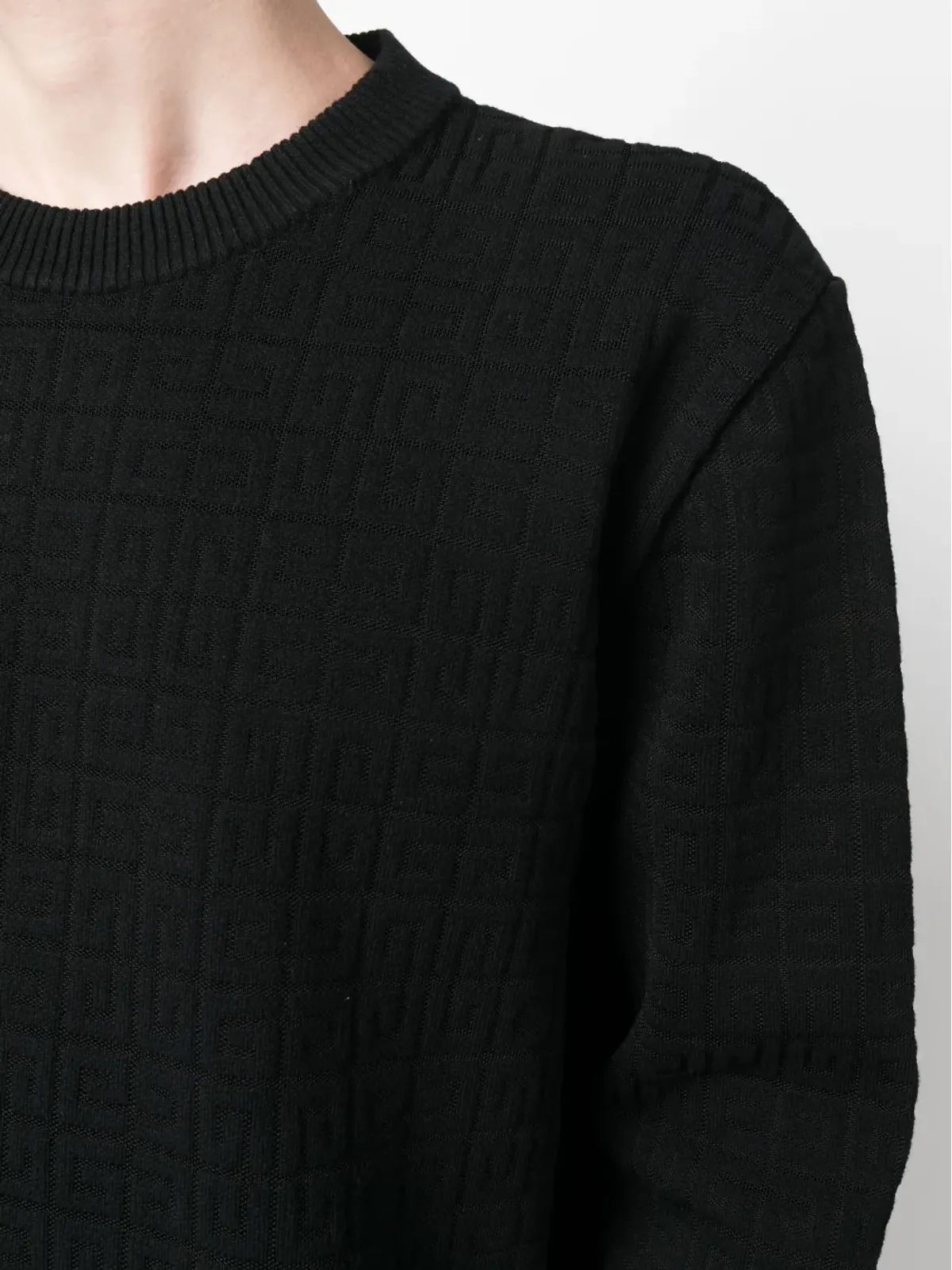 Givenchy ウール混紡ジャガード スウェットシャツ - 画像5