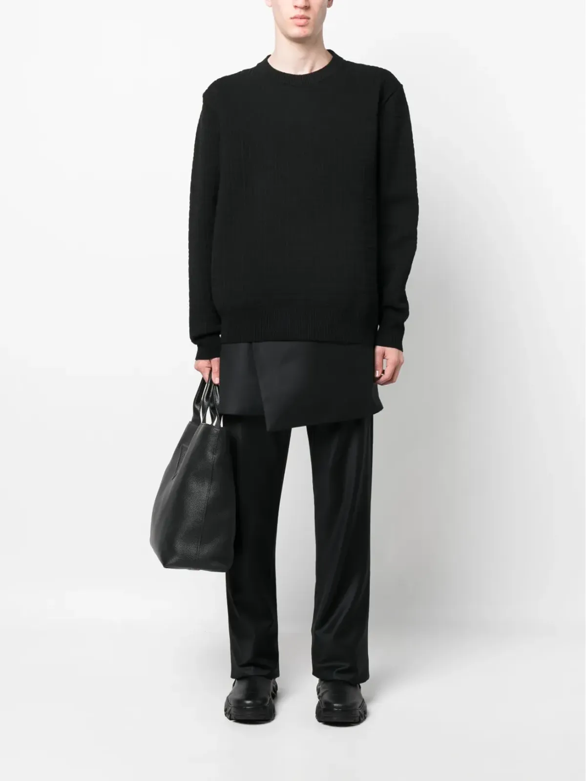Givenchy ウール混紡ジャガード スウェットシャツ - 画像2