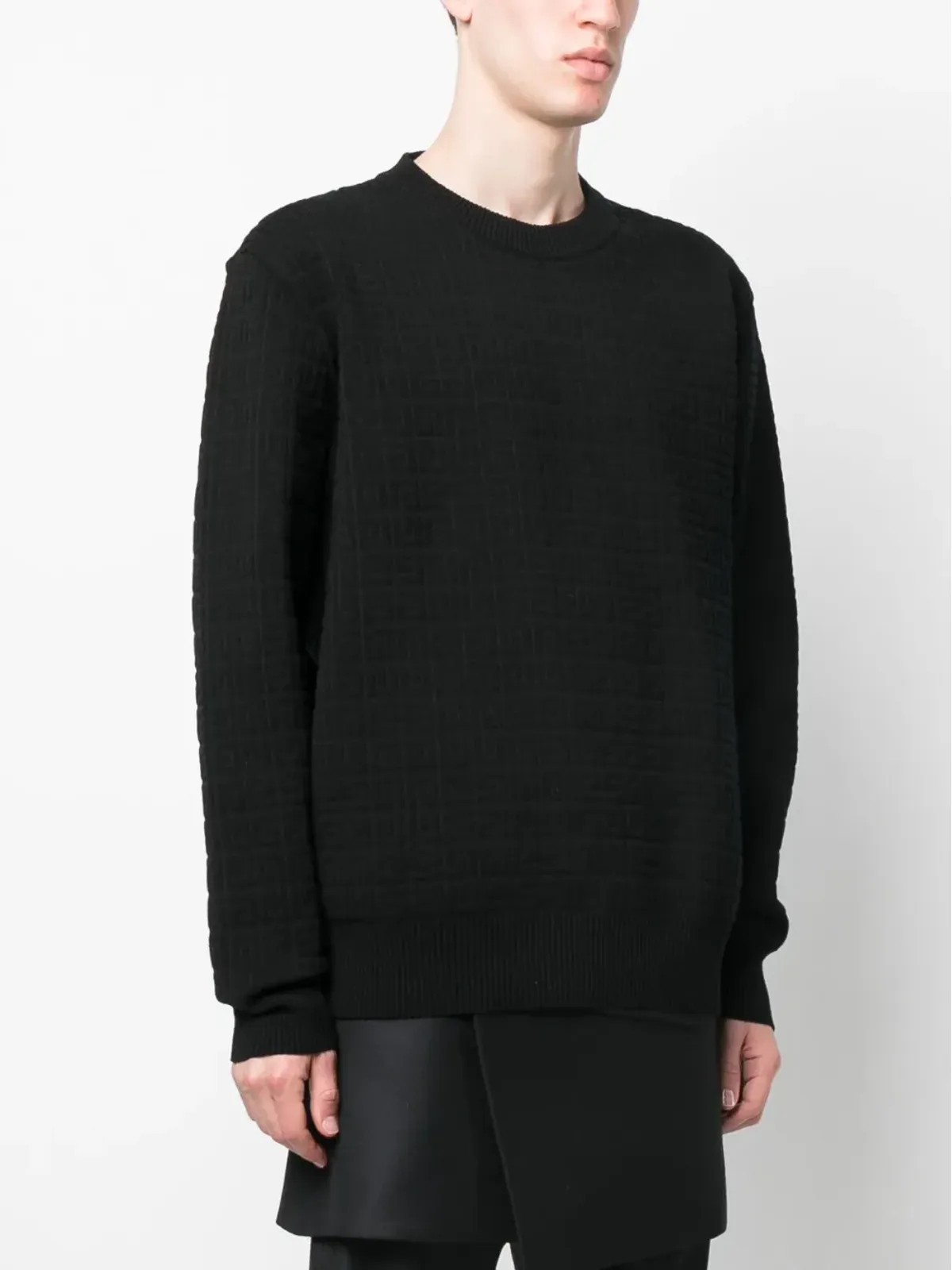 Givenchy ウール混紡ジャガード スウェットシャツ - 画像3