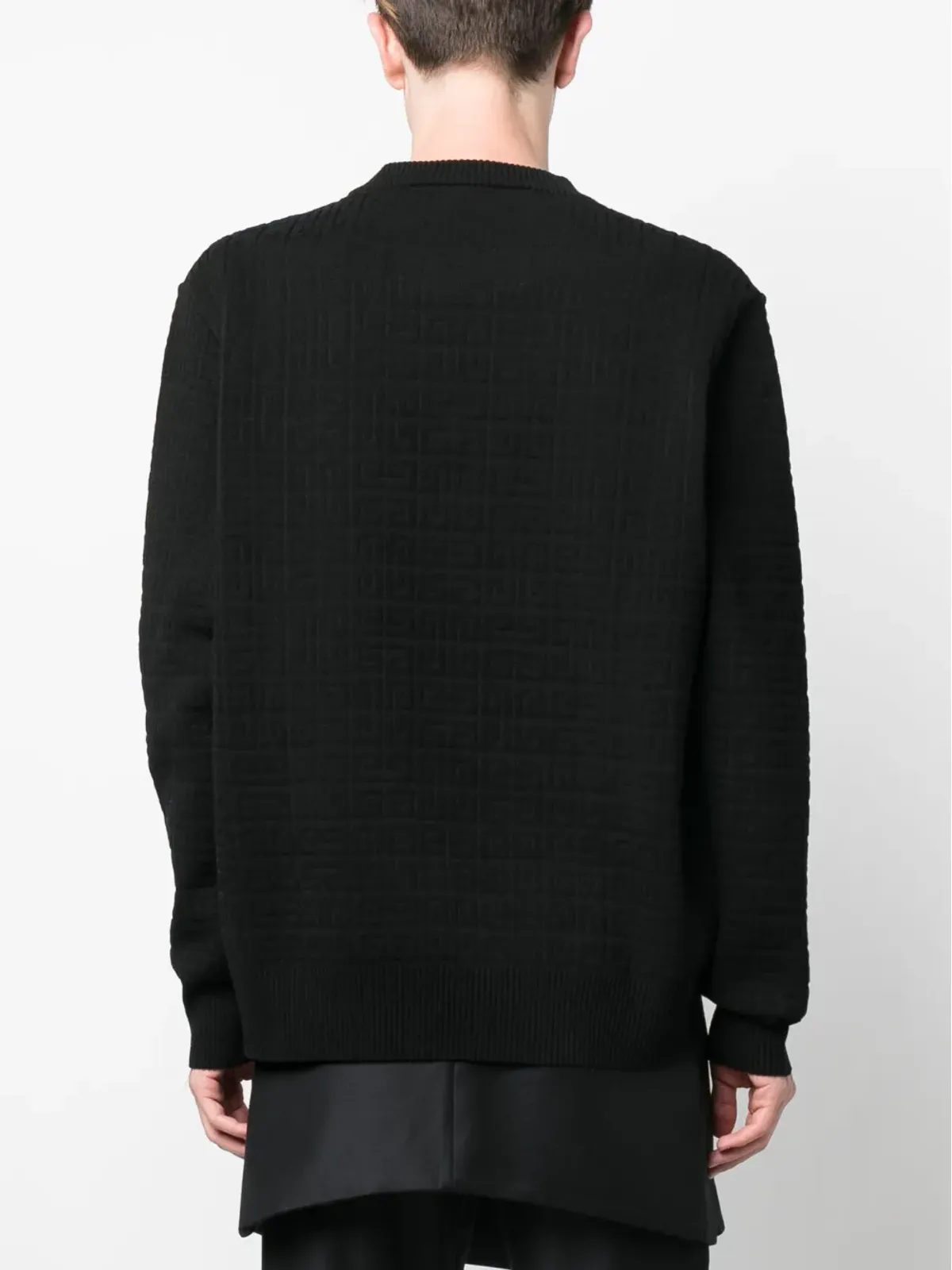 Givenchy ウール混紡ジャガード スウェットシャツ - 画像4