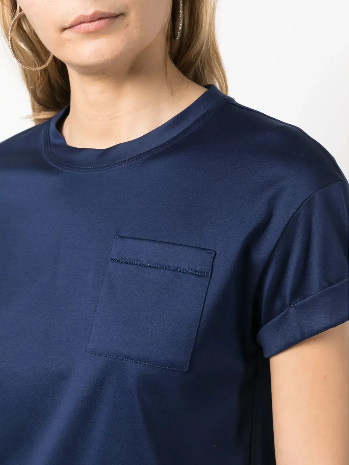 Kiton パッチポケット付きコットンTシャツ - 画像5