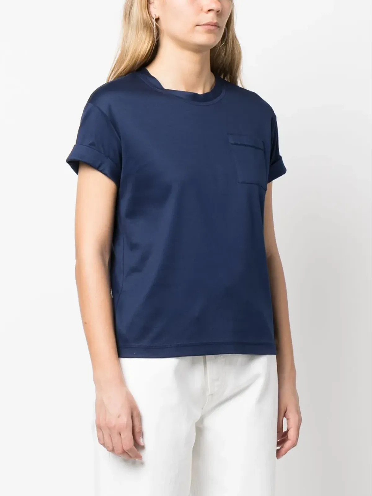 Kiton パッチポケット付きコットンTシャツ - 画像3