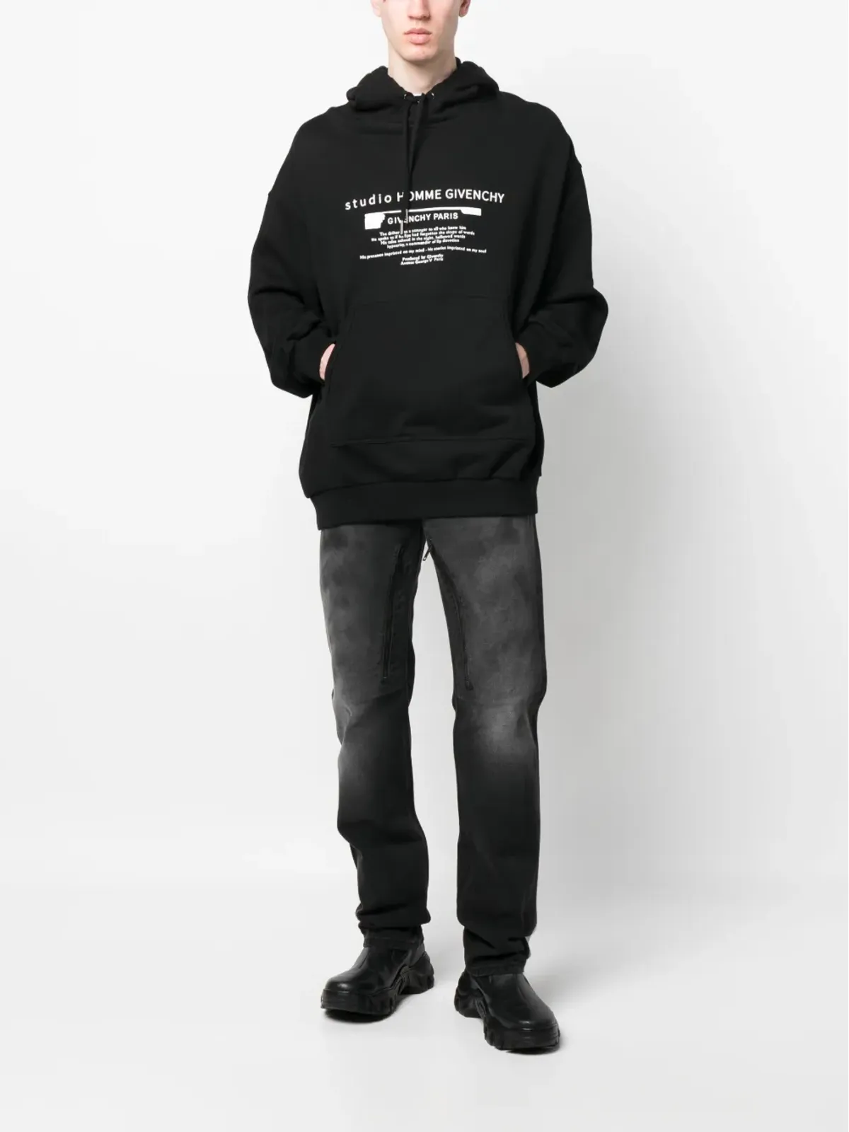 Givenchy ストレートレッグ ストーンウォッシュ ジーンズ - 画像2