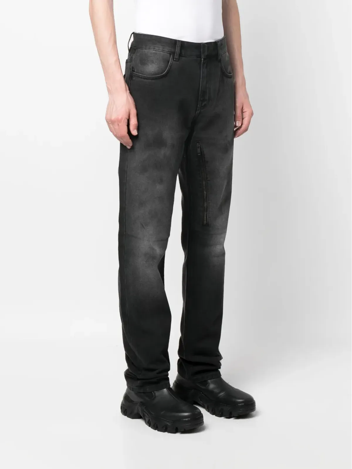 Givenchy ストレートレッグ ストーンウォッシュ ジーンズ - 画像3