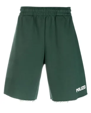 VETEMENTS Polizei ローエッジ ショーツ - グリーン - サムネイル1