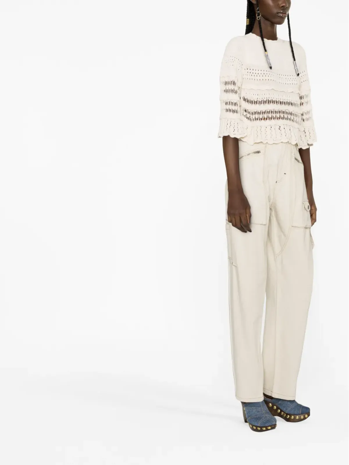 ISABEL MARANT パシアーヌ テーパードパンツ - 画像4