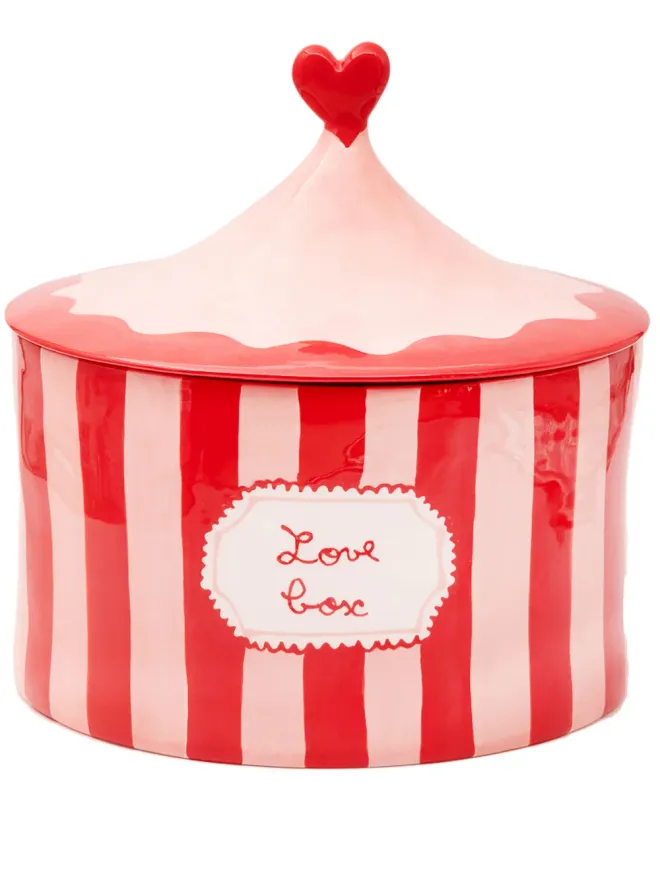 LAETITIA ROUGET LAETITIA ROUGET Love Box ハンドペイント セラミック収納ジャーの商品画像