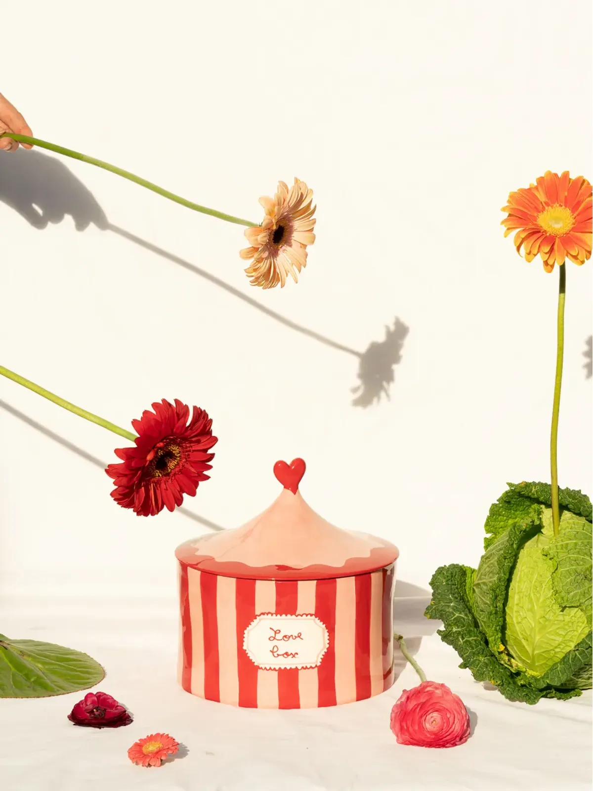 LAETITIA ROUGET Love Box ハンドペイント セラミック収納ジャー - 画像3