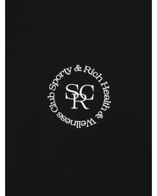Sporty & Rich N.02 刺繍ロゴショーツ - ブラック - サムネイル3